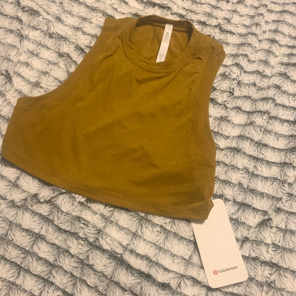 Lululemon brown tank top